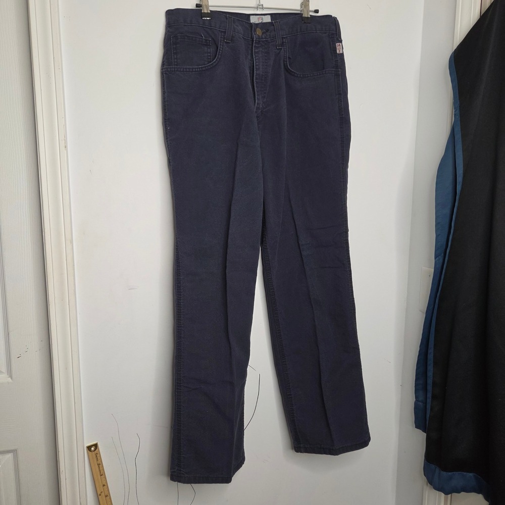 Tyndale Mens FR Flame Resistant Work Pants Navy Blue 34x32 Made in USA HRC2